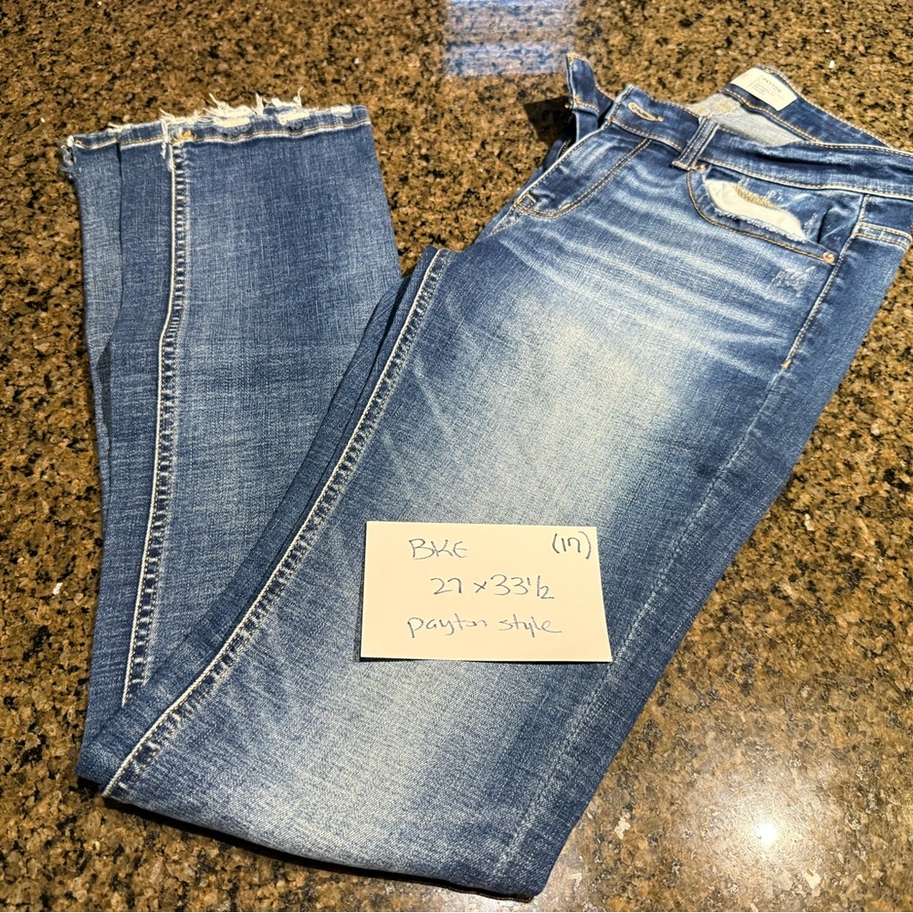 BKE Women's Boot Cut Jeans in Blue